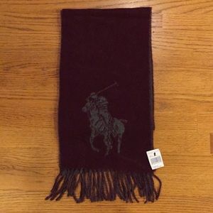 NWOT REVERSIBLE RALPH LAUREN WOOL SCARF